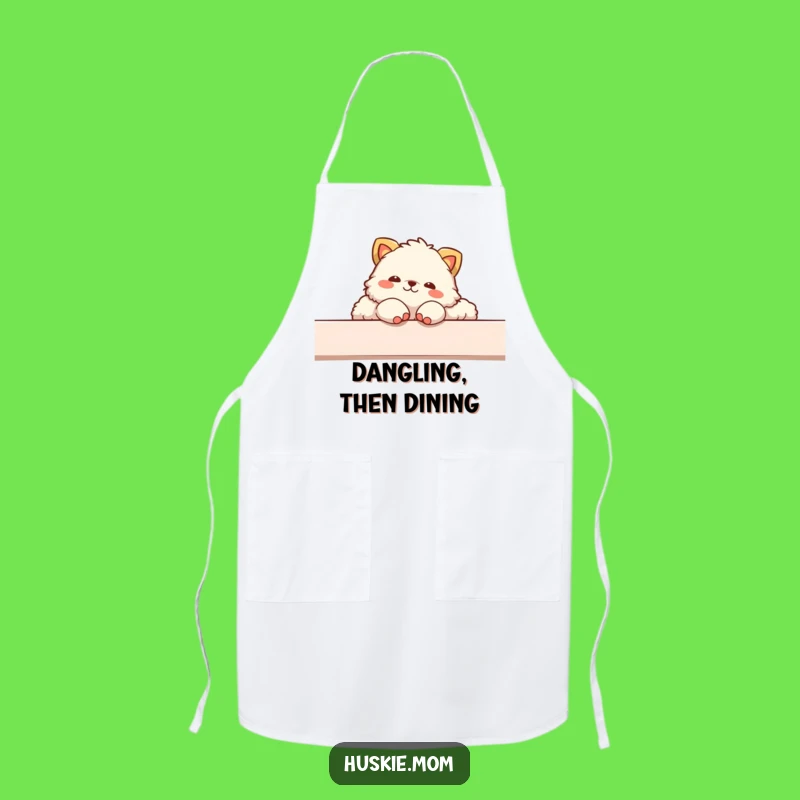 Funny Fluffy Animal Lounging Apron: Cook Effortlessly & Amused