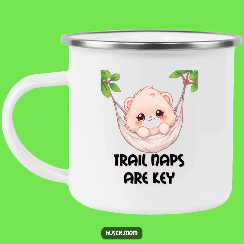 Funny Fluffy Hammock Floater Camping Mug - Outdoor Relaxation Drinkware