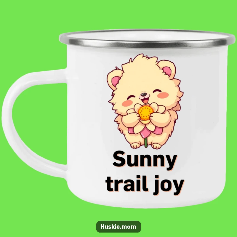 Funny Sunny Animal Camping Mug - Cheerful Outdoor Cup, Fun Funny Gift!