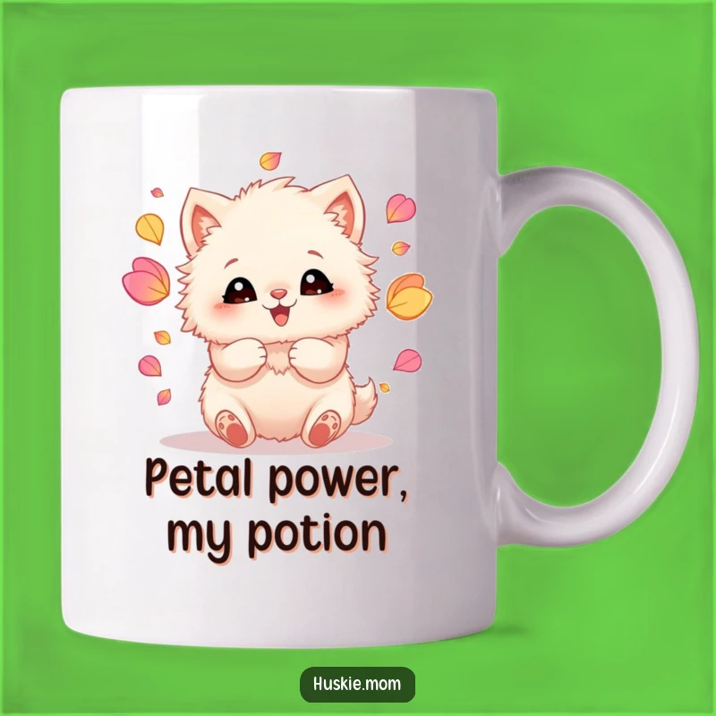 Funny Fluffy Animal Juggling Petals Mug: A Joyful Gift for Animal Lovers