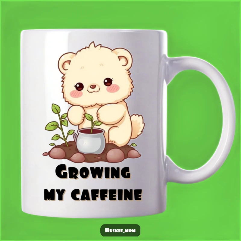 Funny Gardening Animal Mug: Caring Character, Perfect Green Thumb Funny Gift