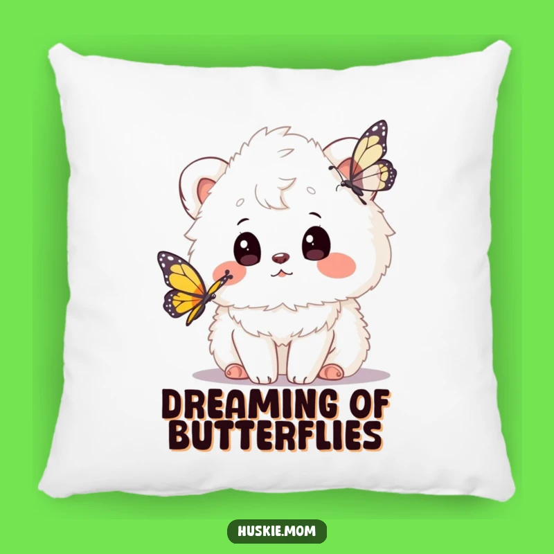 Funny Fluffy Animal Butterfly Pillow: Cozy & Whimsical Decor Accent