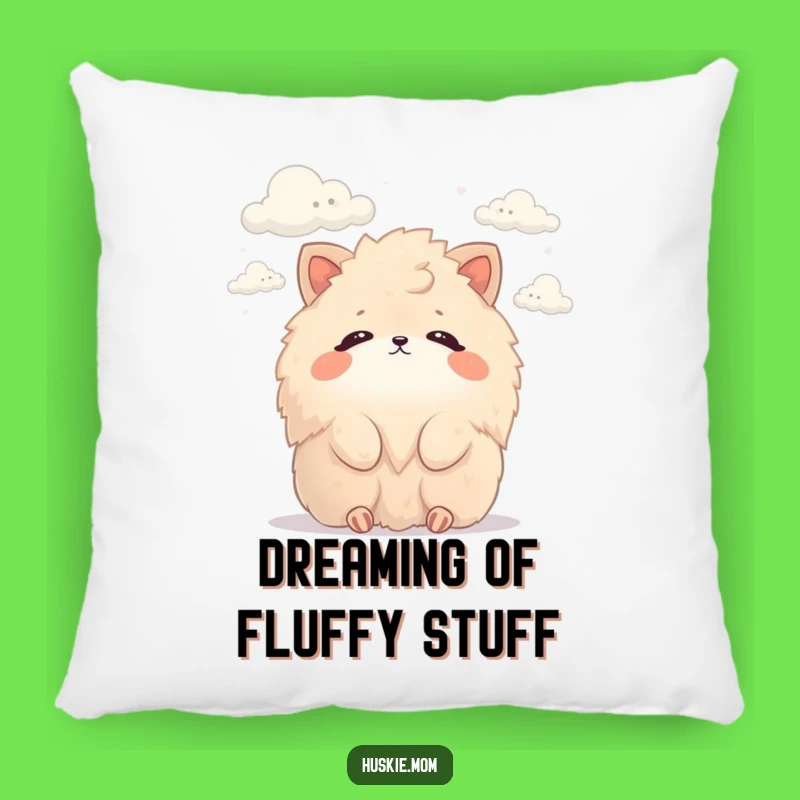 Funny Fluffy Cloud Watcher Pillow: Soft Decorative Pillow, Cute Animal Design, Comfy Funny Gift