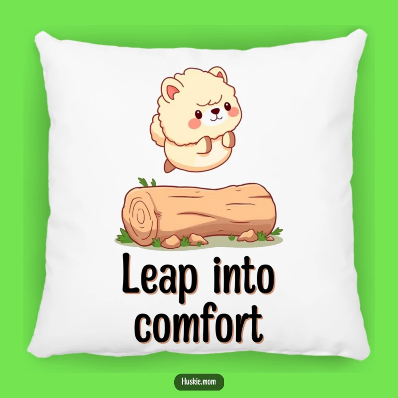 Funny Leaping Animal Pillow: Active Character Comfort, Cozy Funny Gift