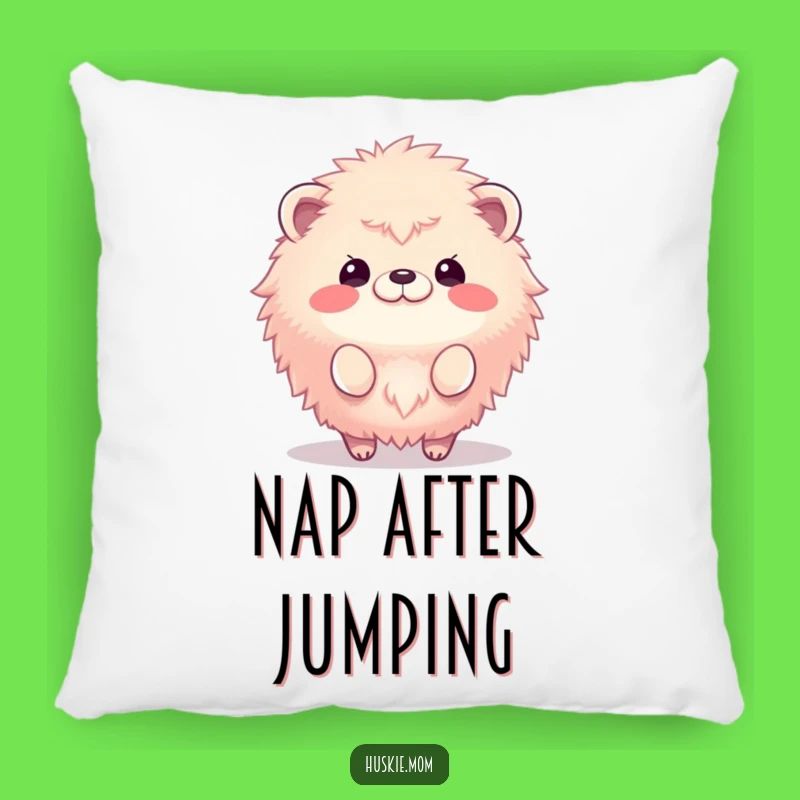 Cozy Funny Fluffy Animal Pillow: Cuddle Up with Bouncing Happiness!