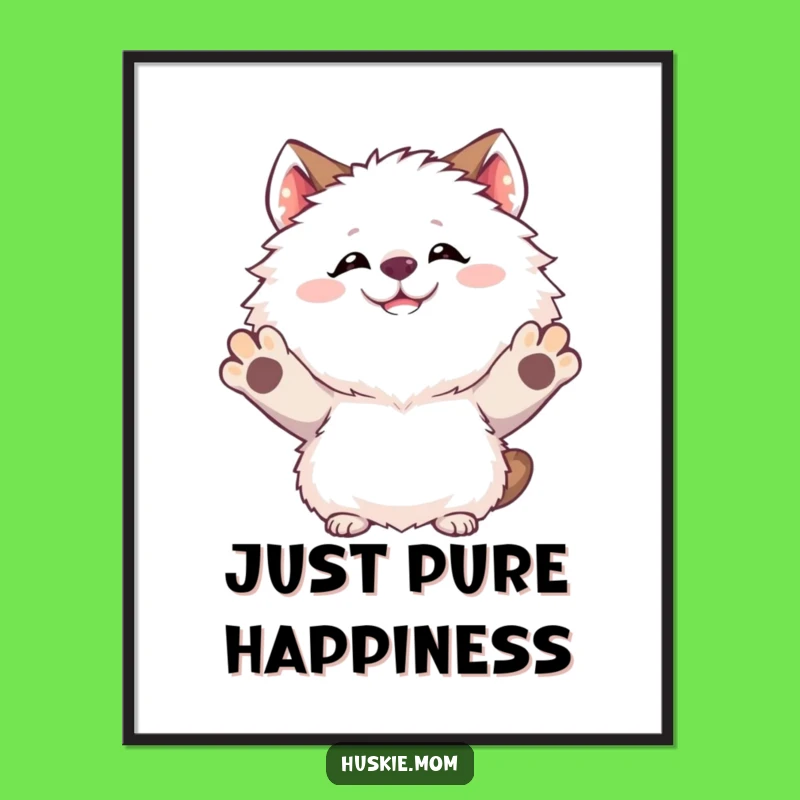 Funny Goofy Animal Digital Art - Joyful Celebration Printable Wall Art, Unique Funny Gift!