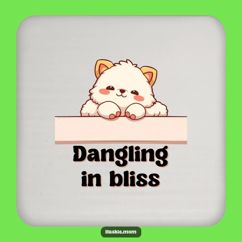 Funny Fluffy Animal Lounging Coaster: Protect Surfaces with Chill