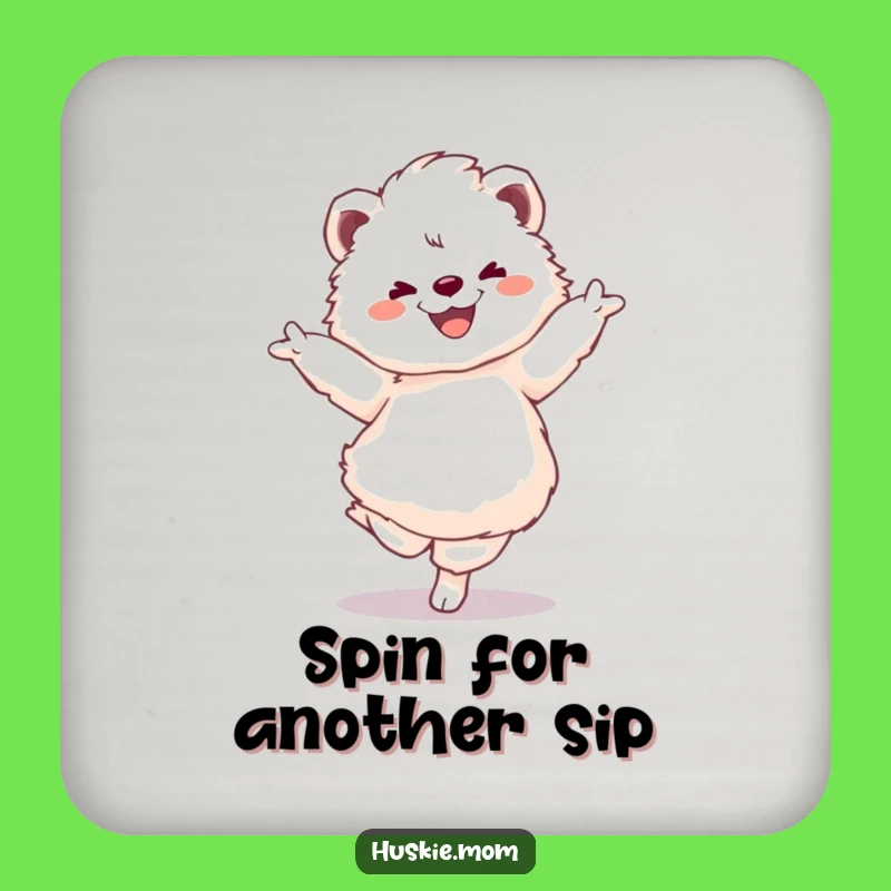 Funny Fluffy Pirouette Animal Coaster Set - Hilarious Table Protection