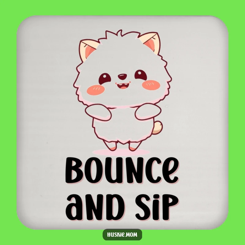 Funny Happy Animal Coaster: Protect Surfaces with Cheerful Humor