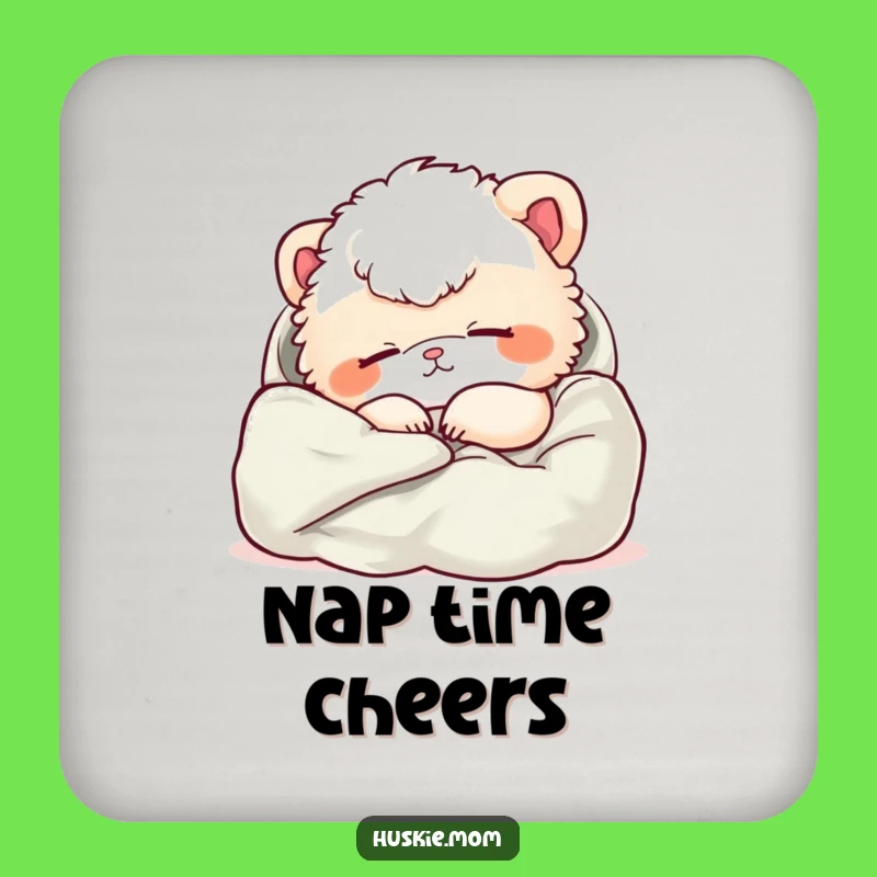 Funny Sleepy Animal Coaster Set - Hilarious Protection for Relaxed Spaces