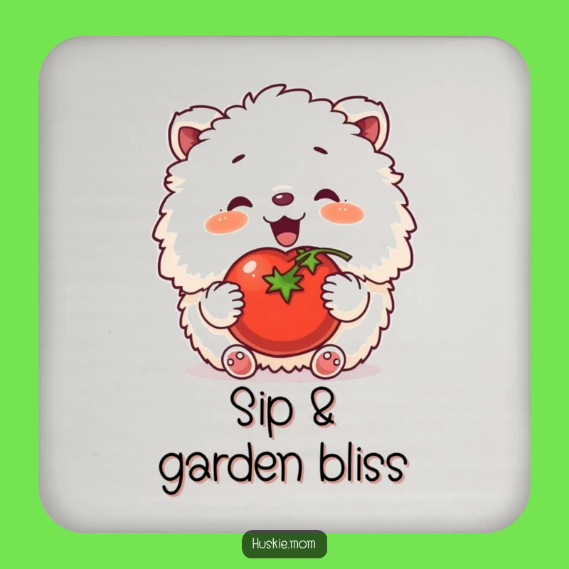 Funny Happy Tomato Animal Coaster Set - Hilarious Protection for Your Table