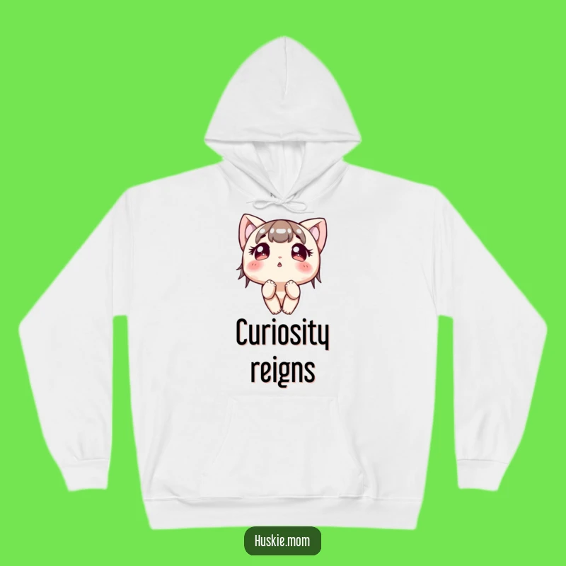 Cozy Funny Curious Character Hoodie: Warmth & Wonder Gift