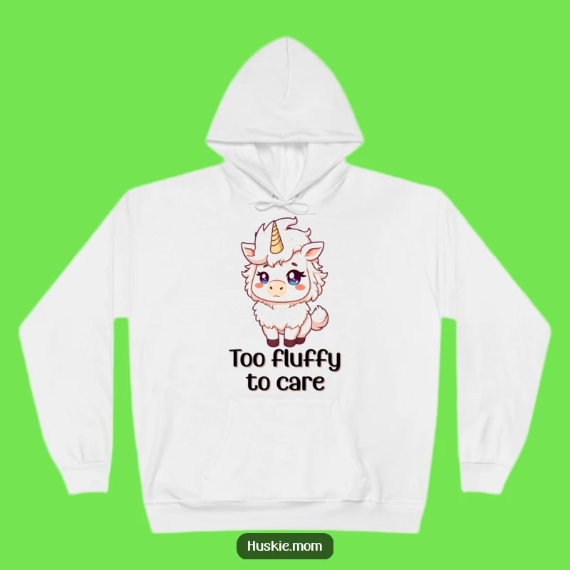 Cozy Funny Fluffy Animal Hoodie: Mischievous Mane Toss for a Warm, Hilarious Gift