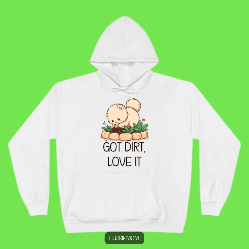 Funny Digging Fluffy Animal Hoodie: Cozy Gardener Buddy, Ideal Funny Gift