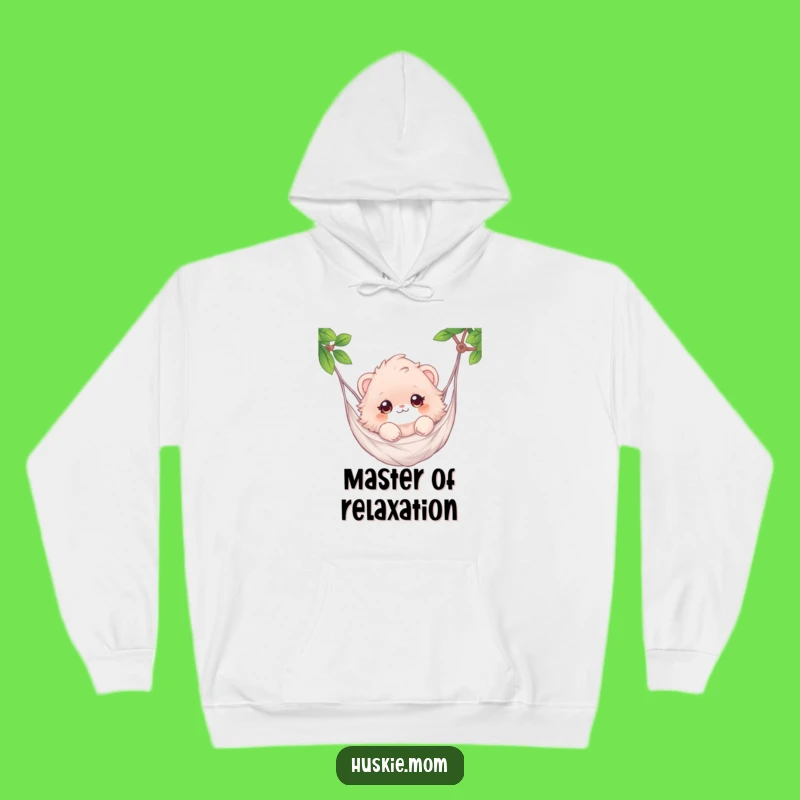 Funny Fluffy Hammock Dreamer Hoodie - Cozy Relaxing Animal Wear