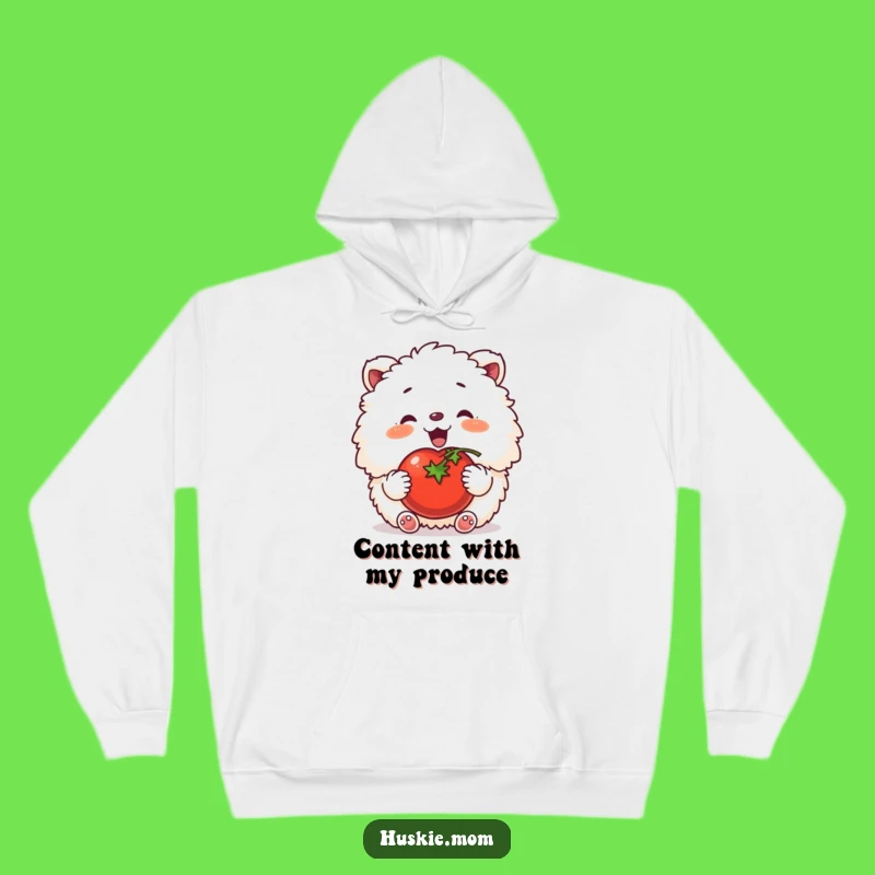 Funny Happy Tomato Animal Hoodie - Cozy Gift for Gardeners and Foodies