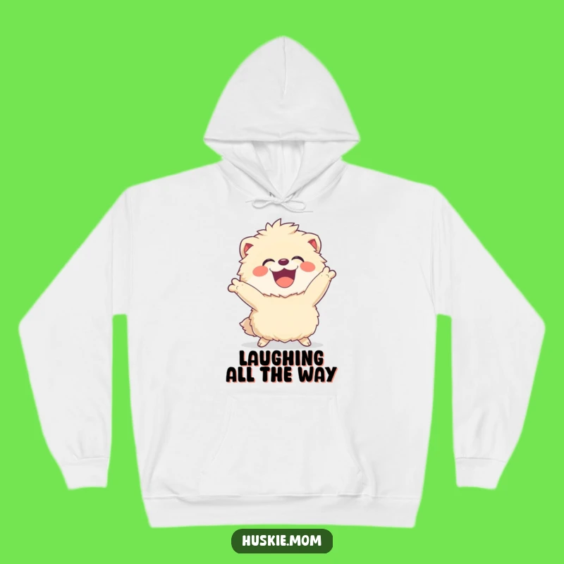 Funny Fluffy Joy Hoodie: Dynamic Laugh, Cozy & Energetic Humorous Gift