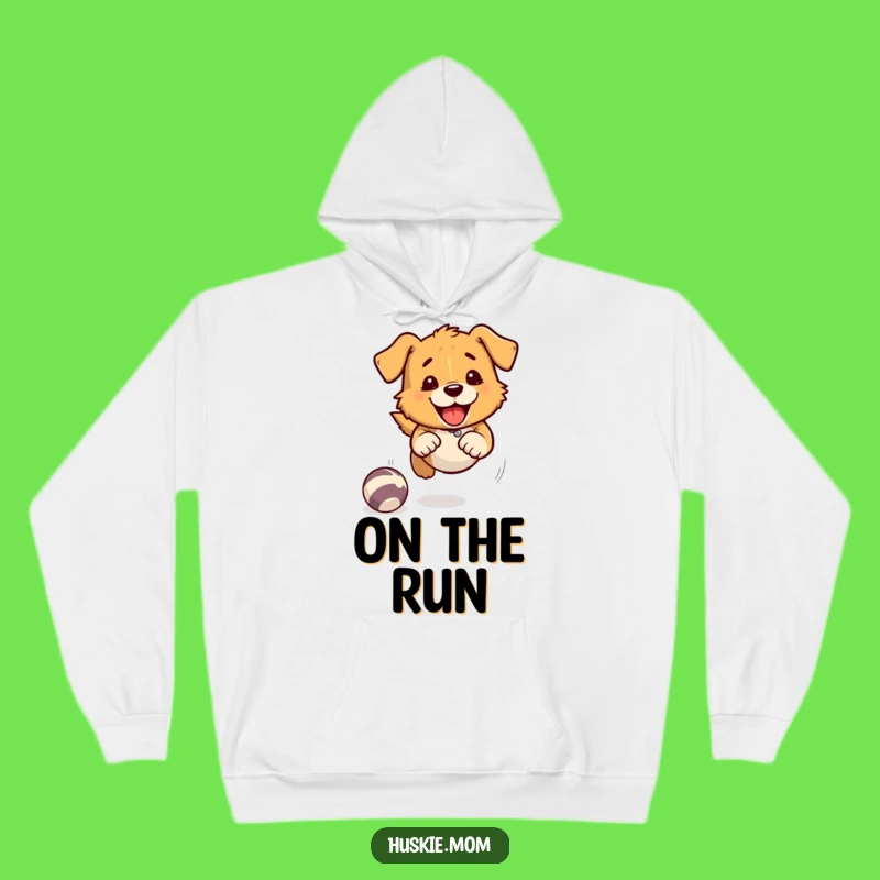 Fast Chasing Dog Hoodie - Energetic Pup, Great Funny Gift for Dog Lovers