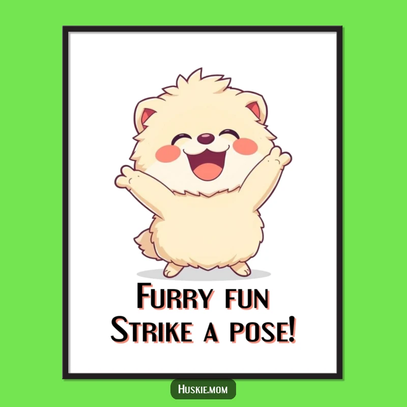 Free Printable Wall Art: Laughing Animal, Dynamic Downloadable Decor for Energetic Spaces