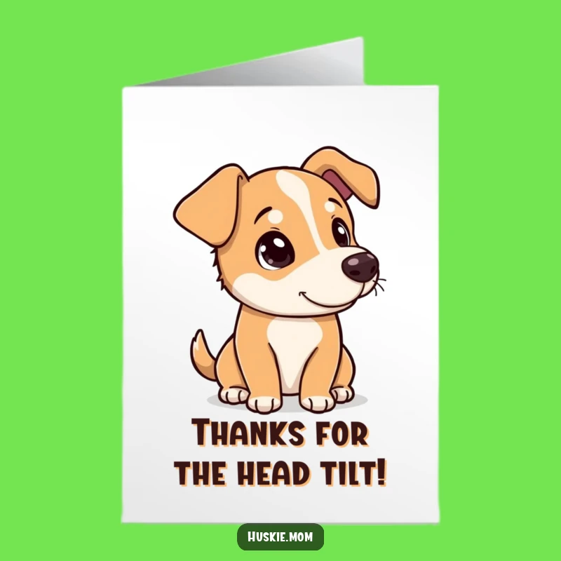 Free Printable Thank You Card: Curious Dog Thanks, Adorable Downloadable Gift