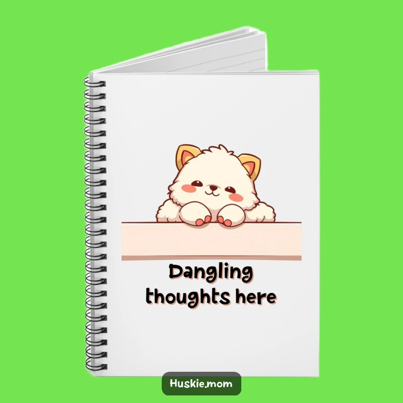 Funny Fluffy Animal Lounging Notebook: Jot Down Relaxed Thoughts