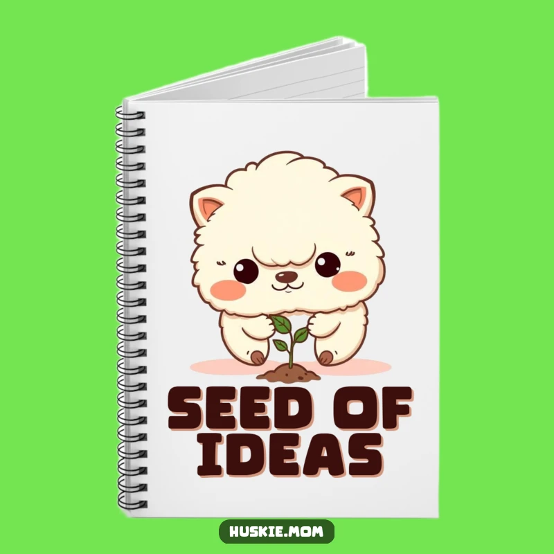 Funny Determined Fluffy Animal Notebook: Plan Your Growth!