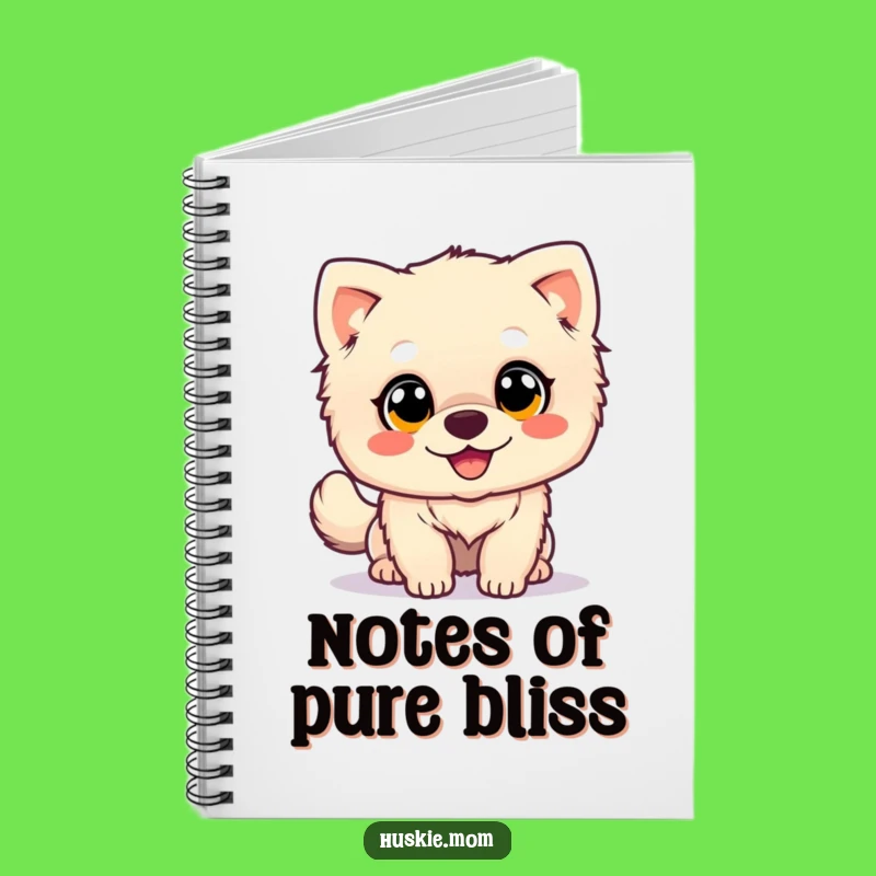 Happy Wagging Dog Notebook - Fluffy Tail Wags, Hilarious Journal for Happy Thoughts