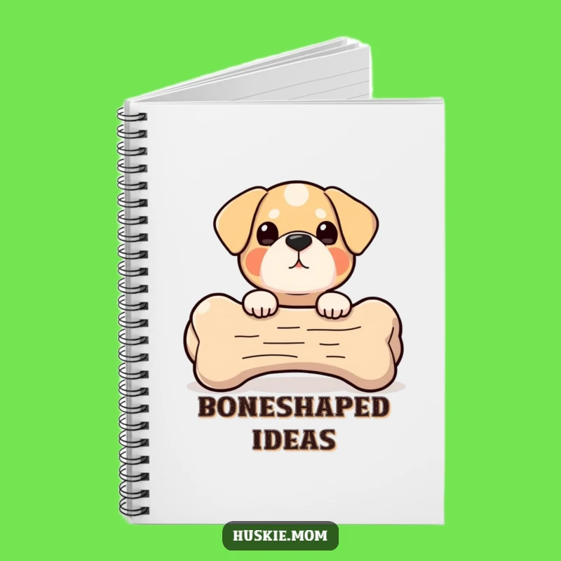 Peek-a-Boo Bone Dog Notebook - Giant Bone Fun, Hilarious Journal for Playful Notes