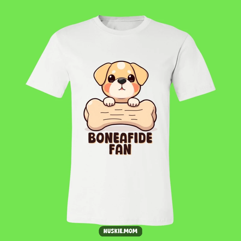 Peek-a-Boo Bone Dog T-Shirt - Chubby Pup, Hilarious Tee for Dog Enthusiasts