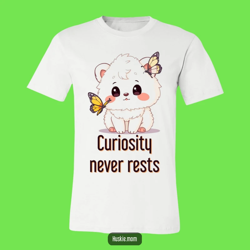 Funny Fluffy Animal Butterfly Tee: Adorable & Whimsical Gift for All Ages