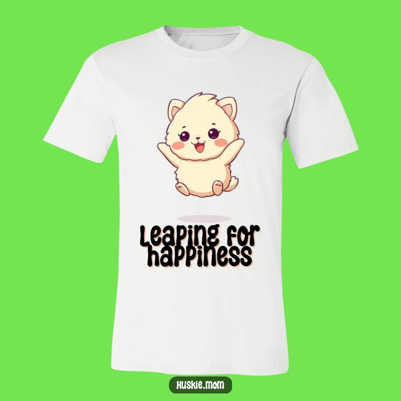 Funny Fluffy Animal Jump Tee: Express Your Joy with Hilarious Style
