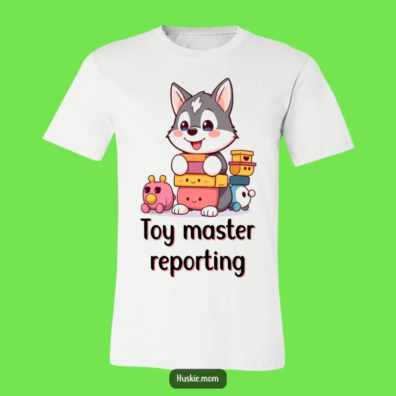 Funny Kawaii Husky Proudly Balancing Toys T-Shirt: The Ultimate Comfy and Humorous Gift