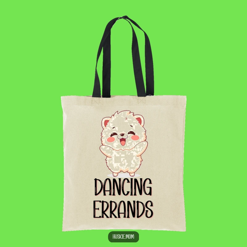 Funny Delighted Fluffy Animal Tote Bag: Carry Your Dance Moves!