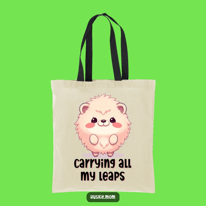 Funny Bouncing Fluffy Animal Tote Bag: Carry Your Happy Vibes Easily!