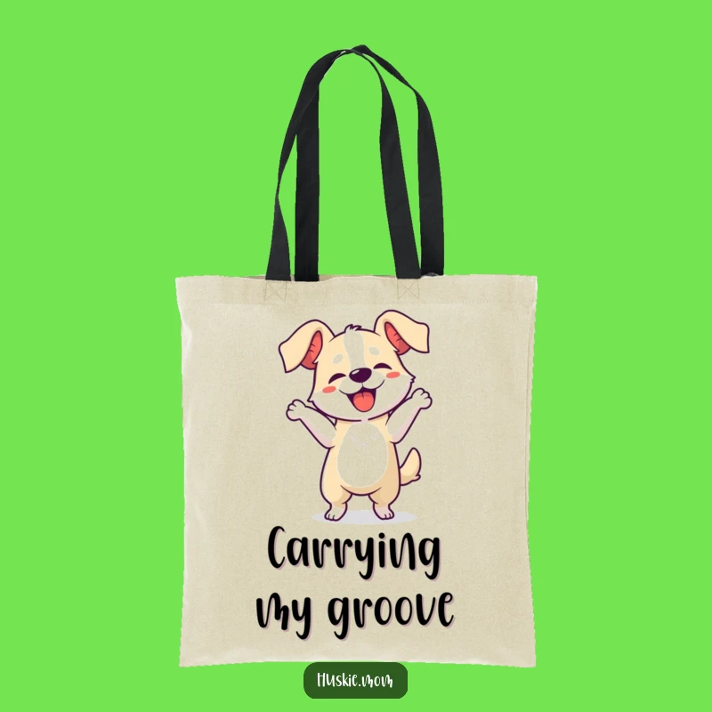 Funny Dog Dancing Tote Bag: Carry Your Laughs and Essentials