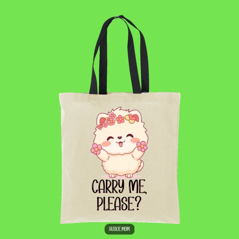 Funny Fluffy Animal Floral Tote Bag - Your Adorable Carry-All Pal