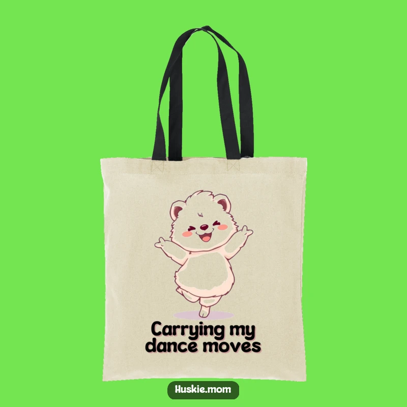 Funny Fluffy Animal Pirouette Tote Bag - Hilarious Dance Accessory for Groovy Days