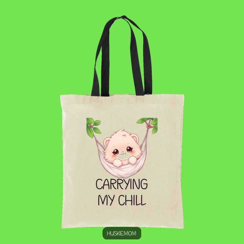 Funny Fluffy Hammock Floater Tote Bag - Stylish Relaxing Accessory